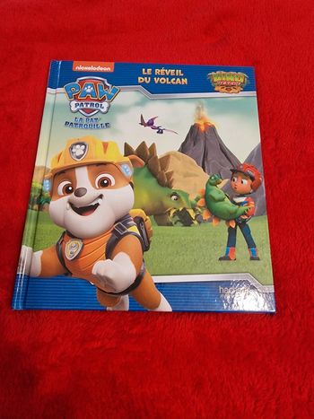 Livre pat patrouille le réveil du volcan