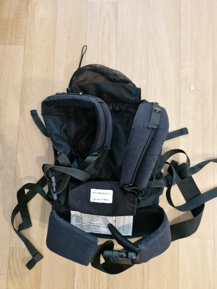 Porte-bébé noir Toute Saison Je porte mon bébé - photo numéro 4