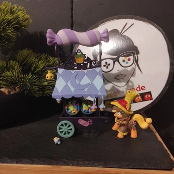 My Little Pony friendship Is Magic Sweet Cart Applejack Chariot De Bonbons