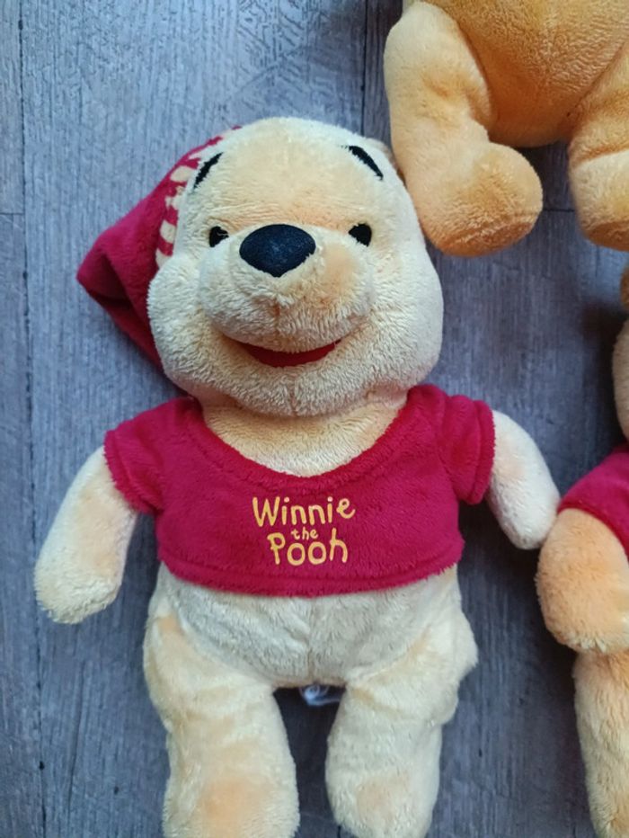 Lot de 3 peluches Winnie l'ourson - photo numéro 3