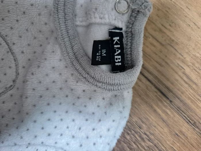 Pyjama velours kiabi 1 mois i love mum and dad - photo numéro 2