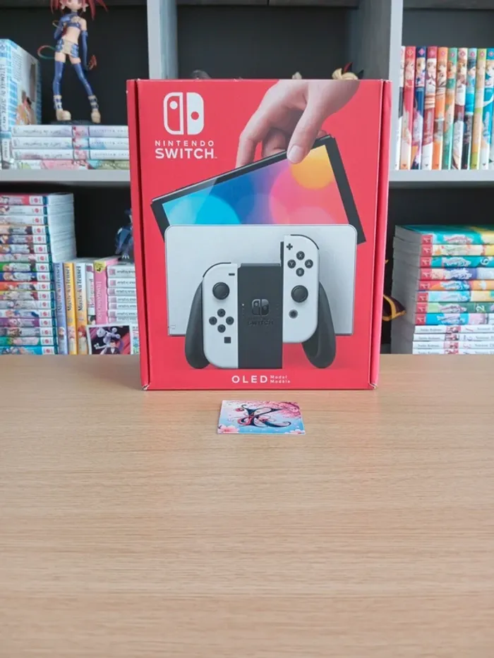 Nintendo Switch Oled Blanche + Pack contrôleur et housse renforcée Nexigo Très bon état·Nintendo - photo numéro 2