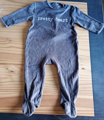 Pyjama velours bébé