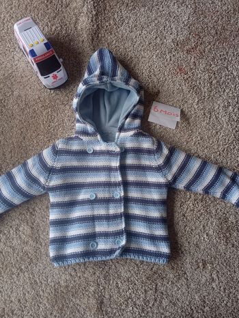 Gilet a capuche taille 6 mois