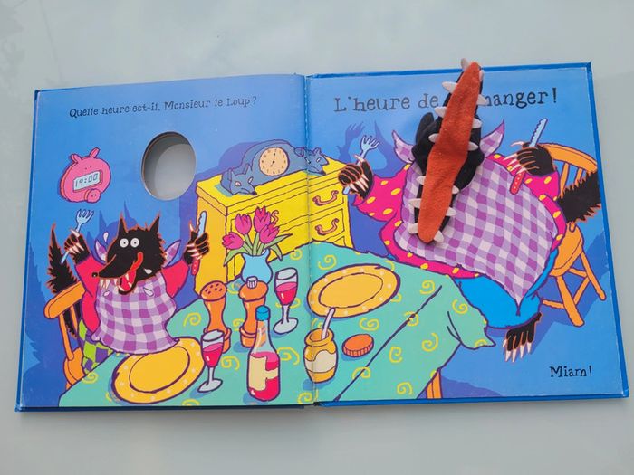 Livre marionnette Quelle heure est-il 🕰 Monsieur Le Loup? 58 - photo numéro 12