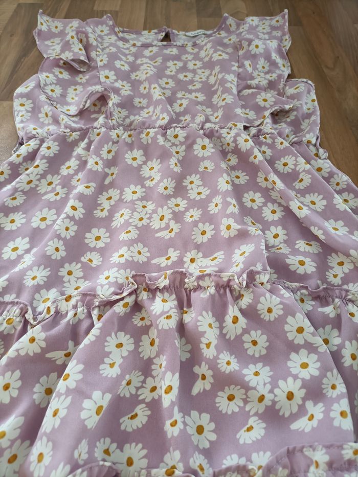 Robe Lila marguerite blanche Loévia 14 ans - photo numéro 4