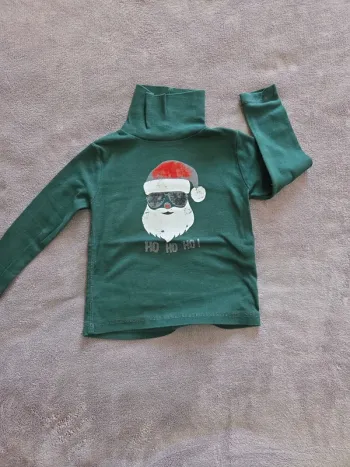 Tee-shirt manches longues col roulé 🌸 3 ans