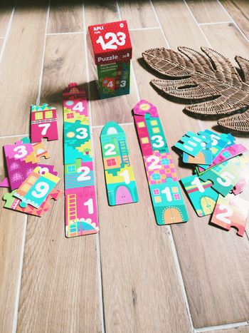 🏠Puzzle 2 en 1 les numéros marque Apli kids