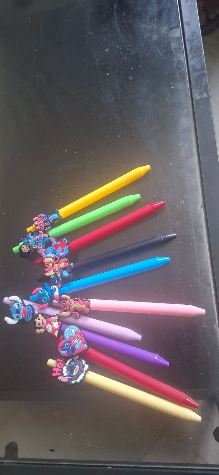 Lots stylos stitch - photo numéro 9