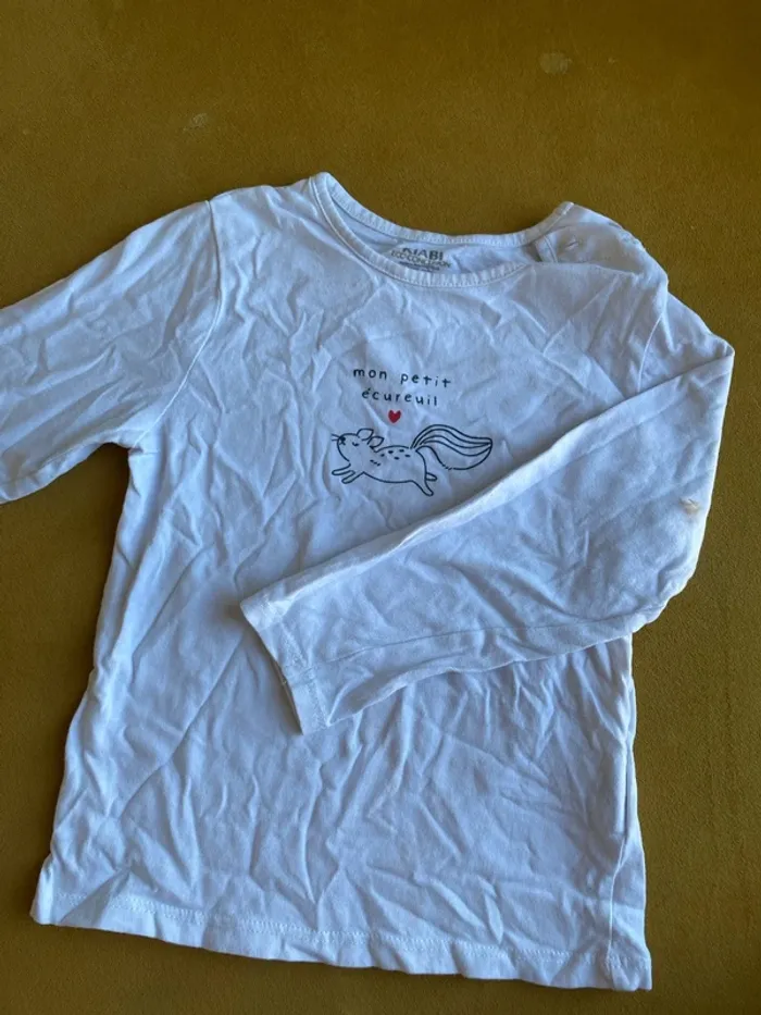 T-shirt manche longue taille 36 mois