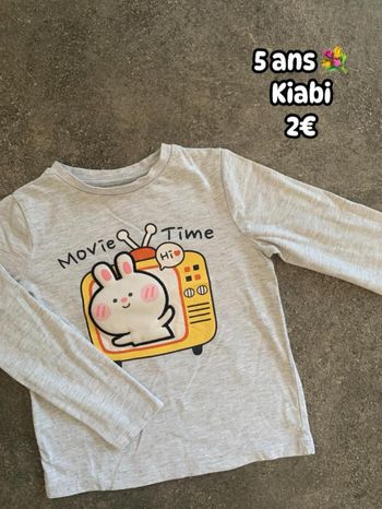 T-shirt 💐 5 ans 💐 Kiabi