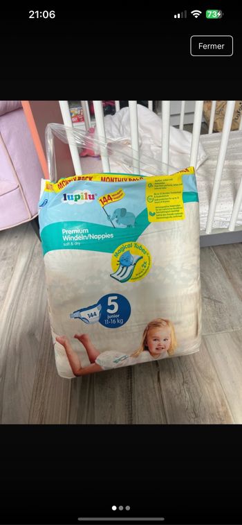 Pack de 288 couches