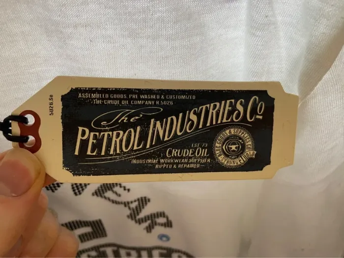 T-Shirt blanc manches courtes Petrole Industries - photo numéro 4