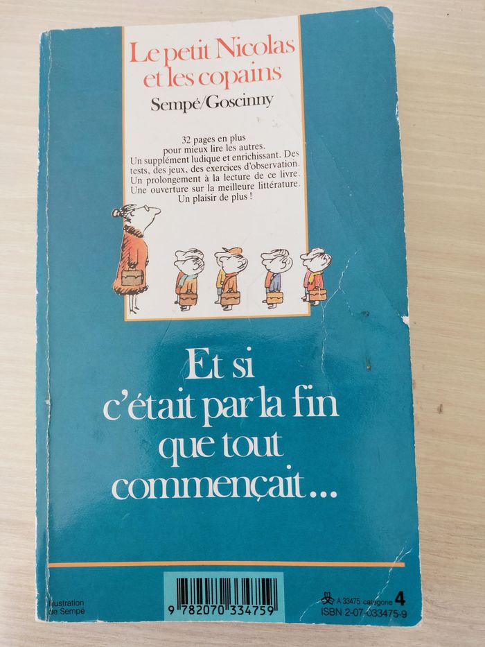 Livre : Le petit Nicolas et les copains - Sempé Goscinny - photo numéro 2
