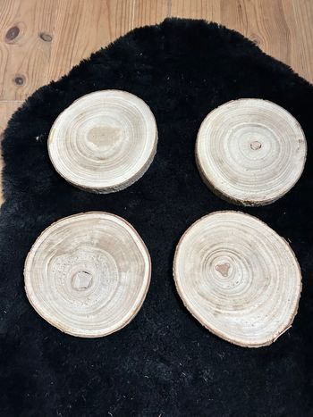 4 rondins en bois 