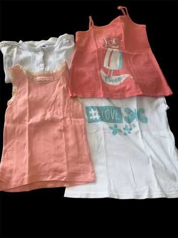 Lot de tee-shirts fille