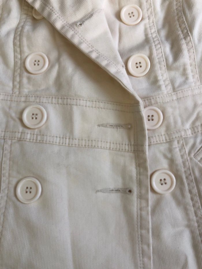 Veste caban léger beige H&M taille 38 - photo numéro 3