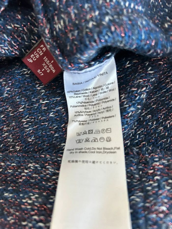Pull Comptoir des cotonniers T. 1 bleu - photo numéro 6