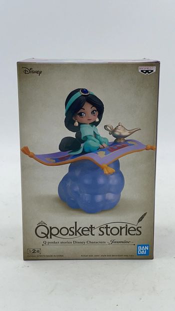 Figurine QPocket Stories Disney Characters Jasmine Bandai Banpresto neuf