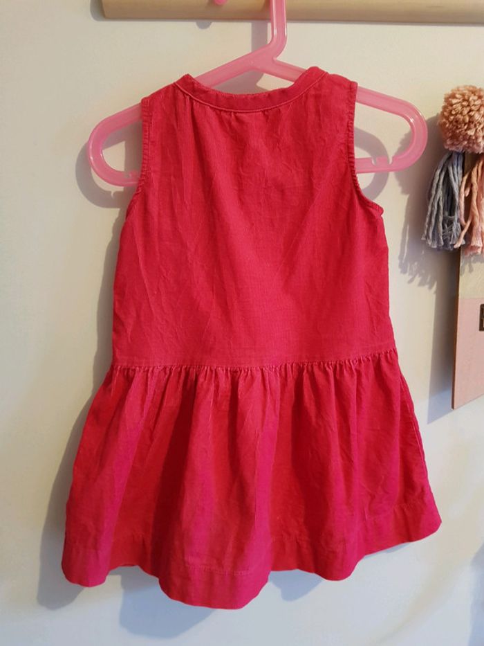 Robe velours rose GAP 3 ans - photo numéro 4