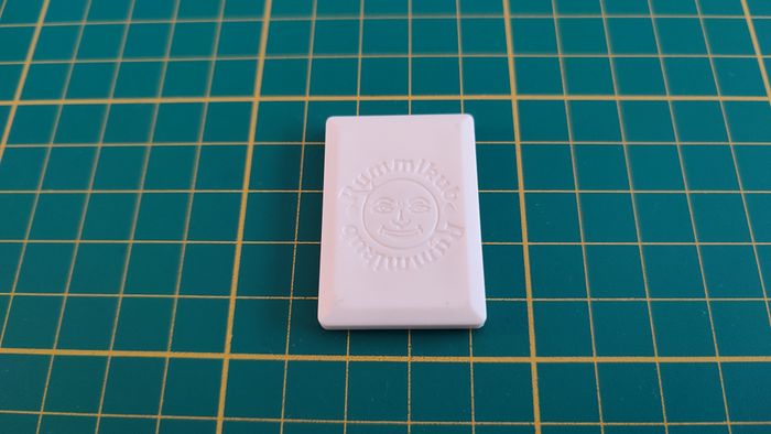 Tuile chiffre 6 six bleu pièce détachée L'original Rummikub chiffres M&M Ventures 2014 #E31 - photo numéro 2