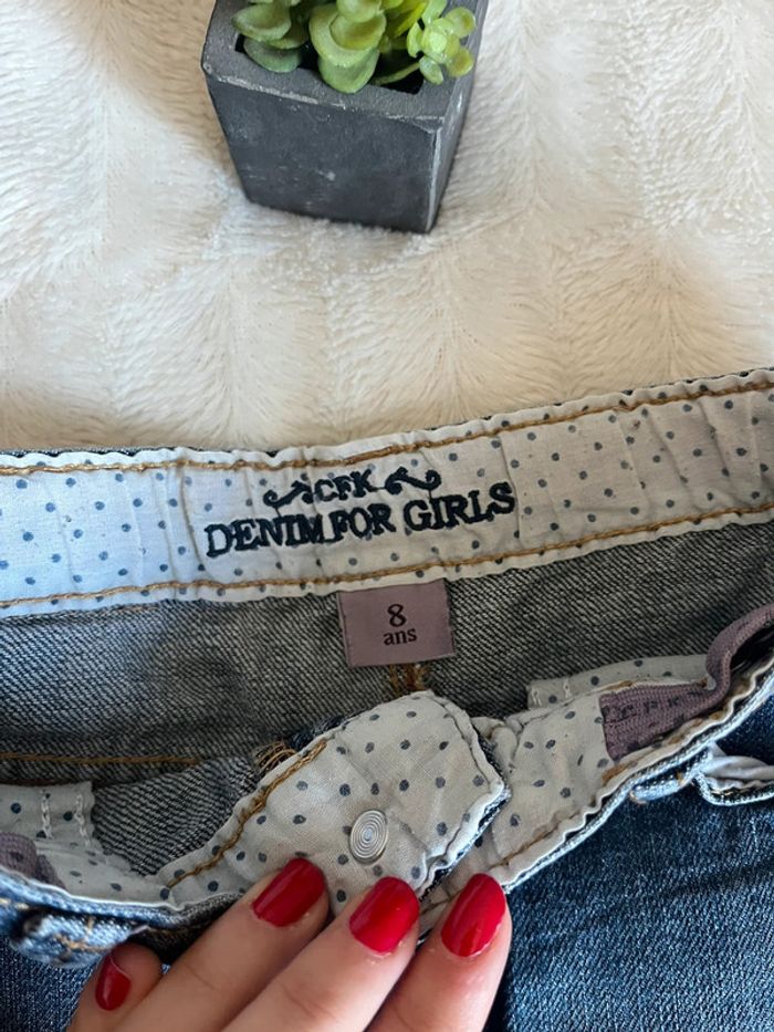 Jupe en jeans CFK 8 ans - photo numéro 3