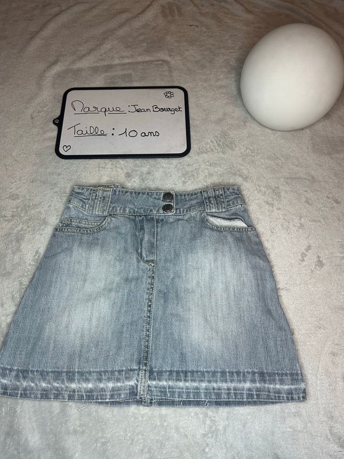 Jupe en jeans 10 ans jean bourget - photo numéro 6