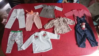 Lot de vêtements fille 9 mois
