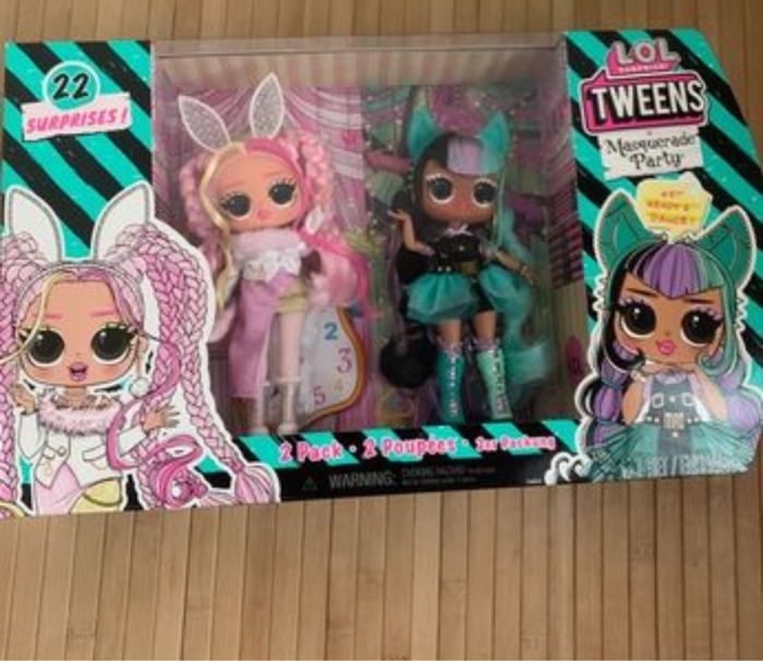 Lot poupées L.O.L surprise masquerade party