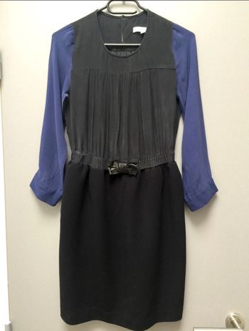 Robe bi matière Sandro