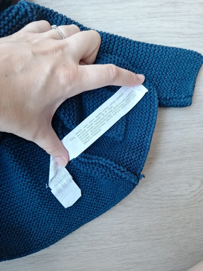 Gilet bleu marine Zara 🙂 - photo numéro 4