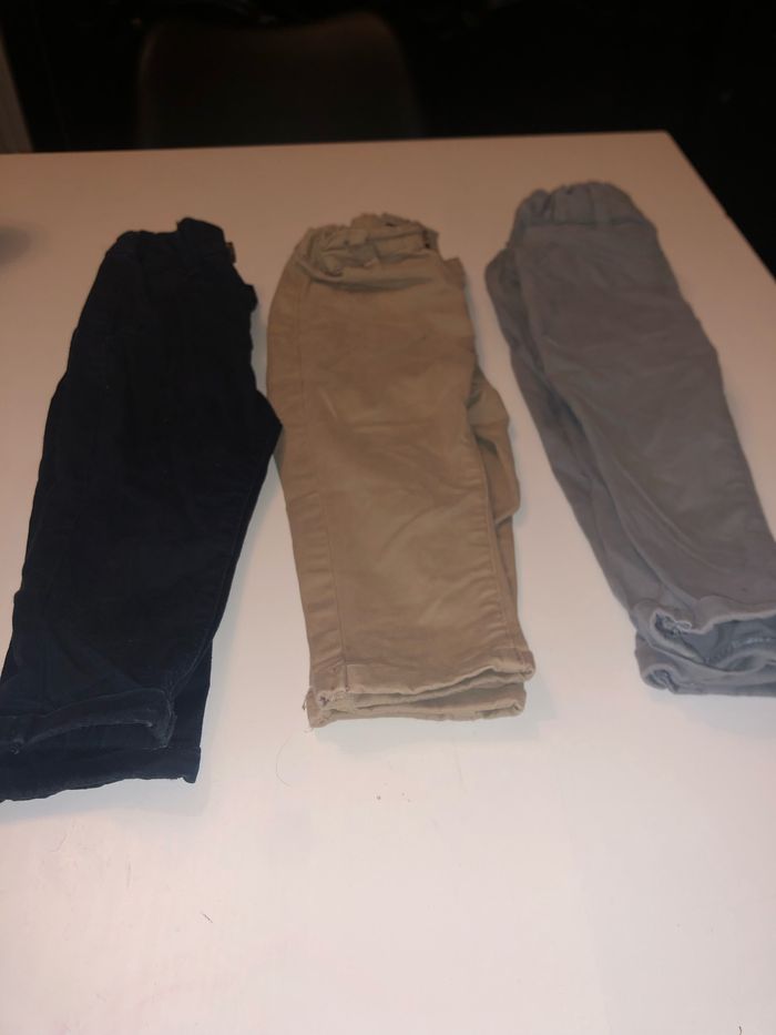 Lot pantalon chino