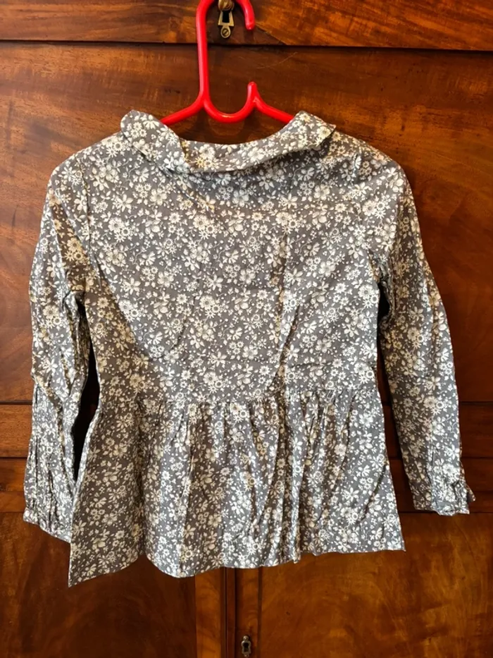 Blouse liberty Cyrillus 6 ans parfait état - photo numéro 5