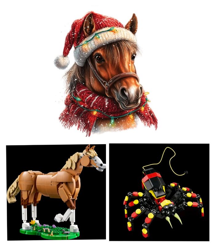 Lego creator le beau cheval et l'araignée surprenante - photo numéro 2