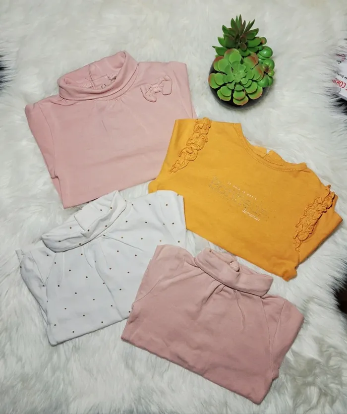 Lot de 4 tops manches longues