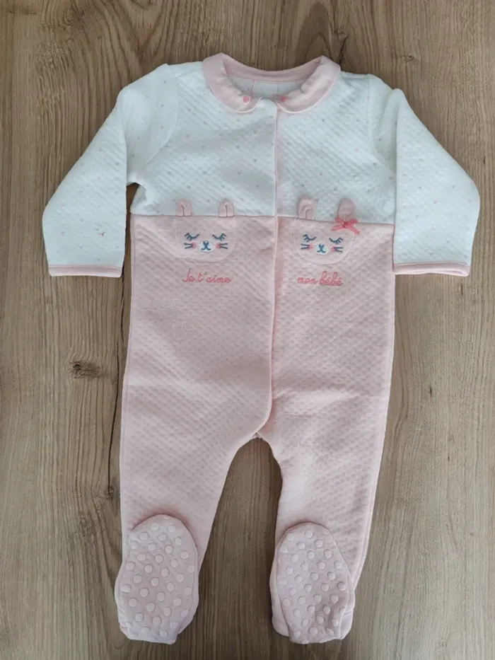 Pyjama 1 pièce fille 12 mois sergent major