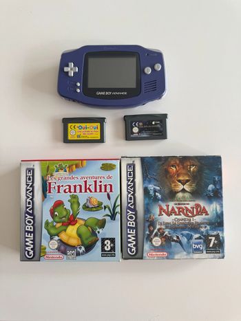 Game Boy Advance Mauve + 4 jeux - TBE