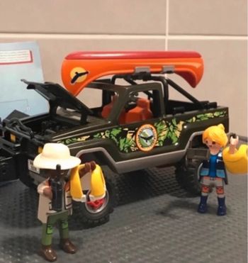 voiture playmobil 5558 les aventuriers Wild Life Pick Up