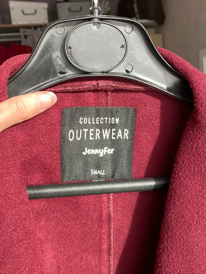 Manteau Par-dessus Pourpre Bordeaux Jennyfer - photo numéro 3