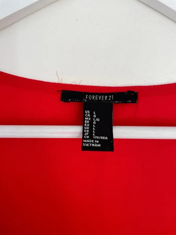 Débardeur orange Forever21 L - photo numéro 2
