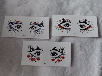 Tatouage temporaire pour Halloween