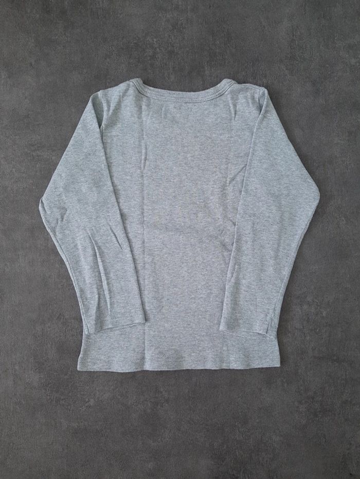 2 t-shirts manches longues garçon 100% coton - photo numéro 4