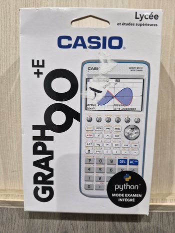 Calculatrice casio graph 90+E