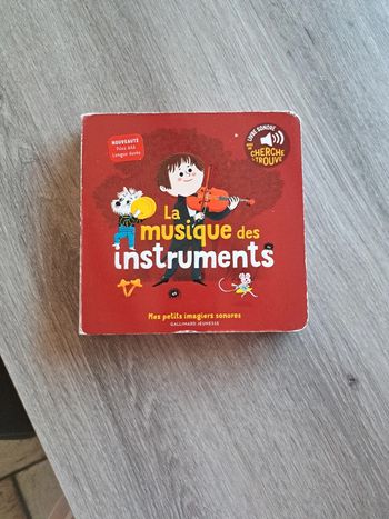 Livre sonore la musique des instruments