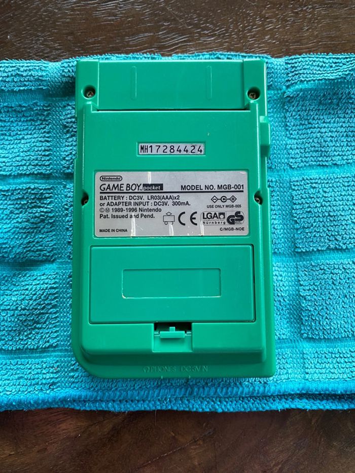 Game boy pocket verte - photo numéro 6