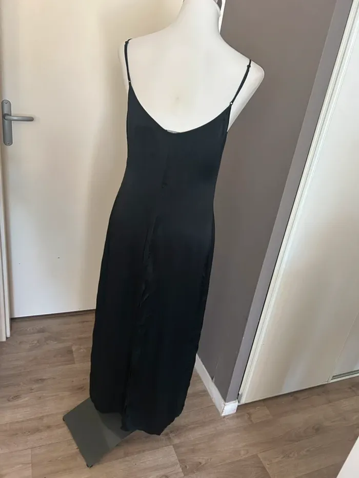 Malizia by la perla Robe longue en soie noir - photo numéro 6