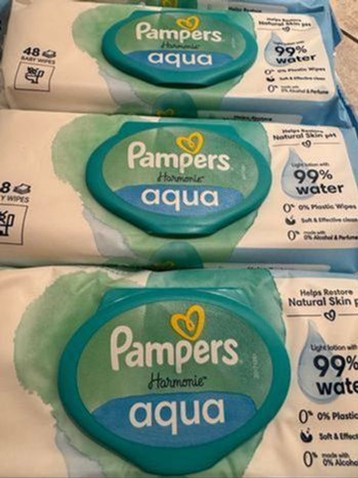 Lingettes Pampers Harmonie Aqua - photo numéro 2