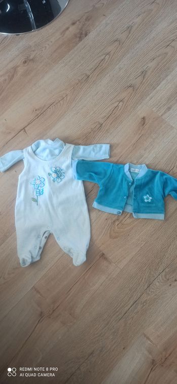 Ensemble pyjama 1 mois