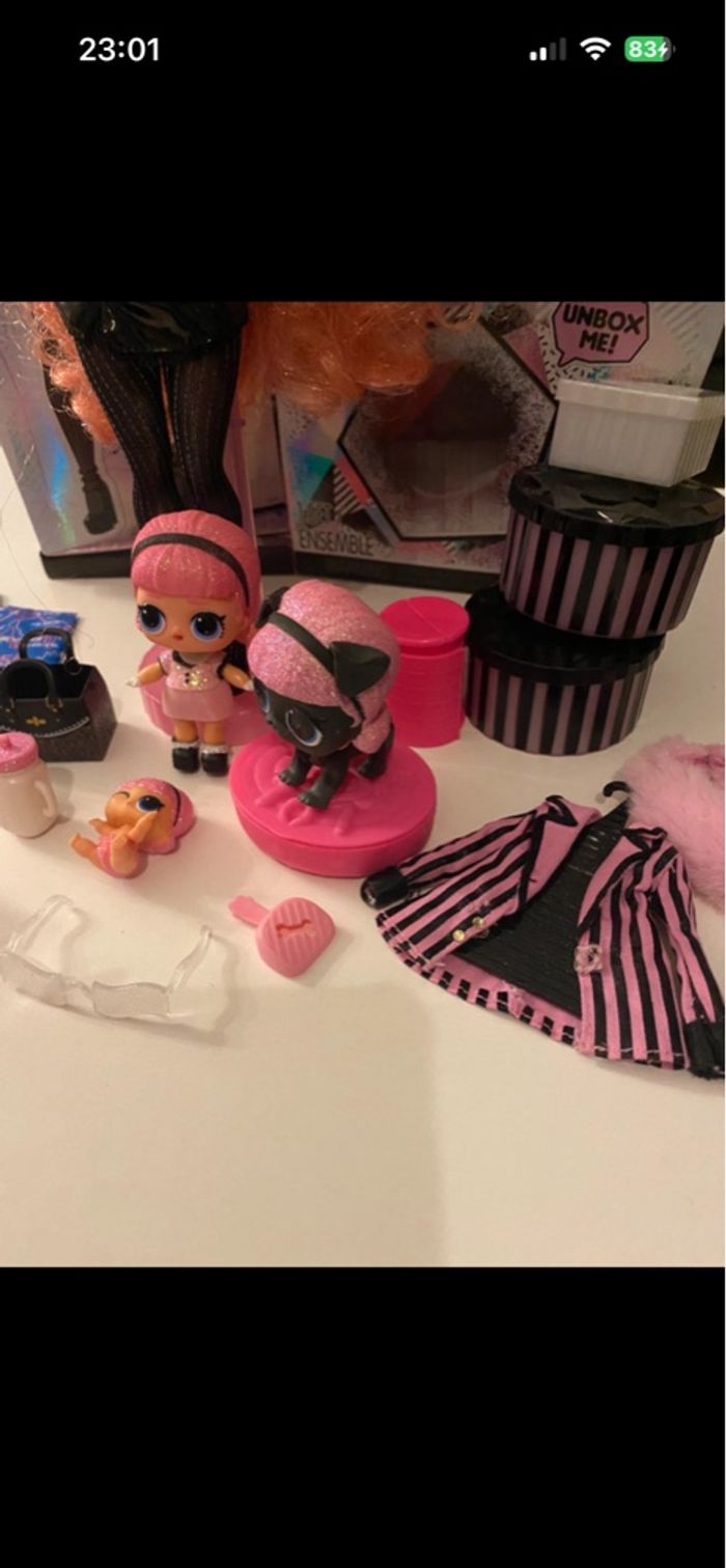 MGA Entertainment OMG Winter Chill Big Wig & Madame Queen (LOL Paillettes) - photo numéro 5