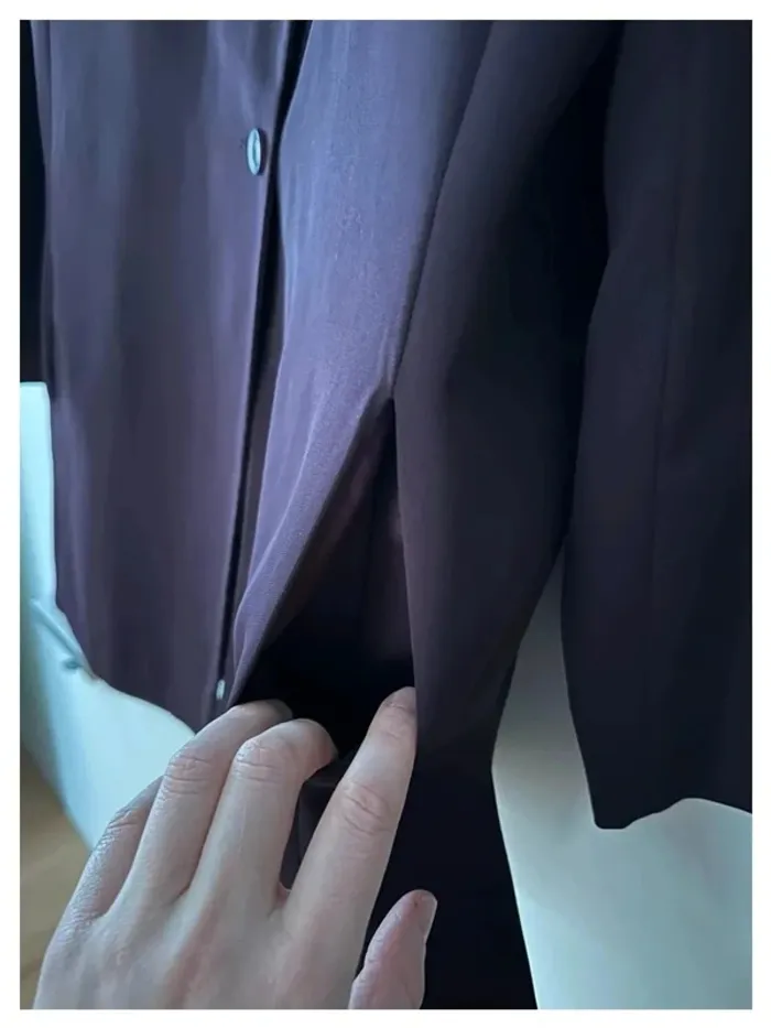 Blazer femme mauve en très bon état, taille 44 - photo numéro 5